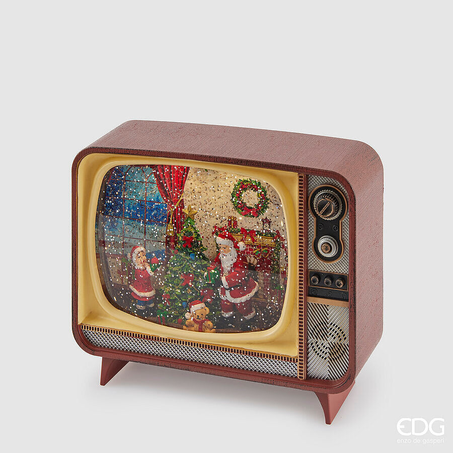 EDG Diorama Televisore con Musica, Movimento e LED, H17 × L21 × P12