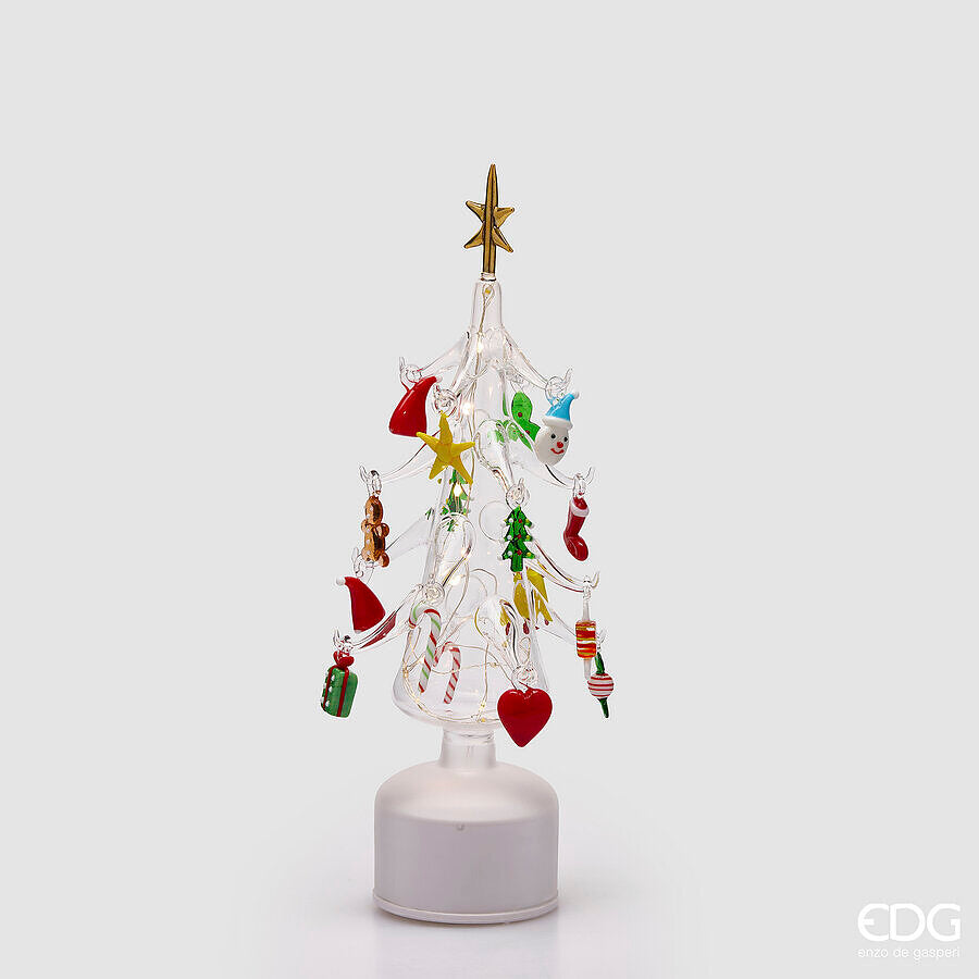 EDG - DECORO PINO TWIST DECORI LED H.36 D.9 MOV.
+LED
