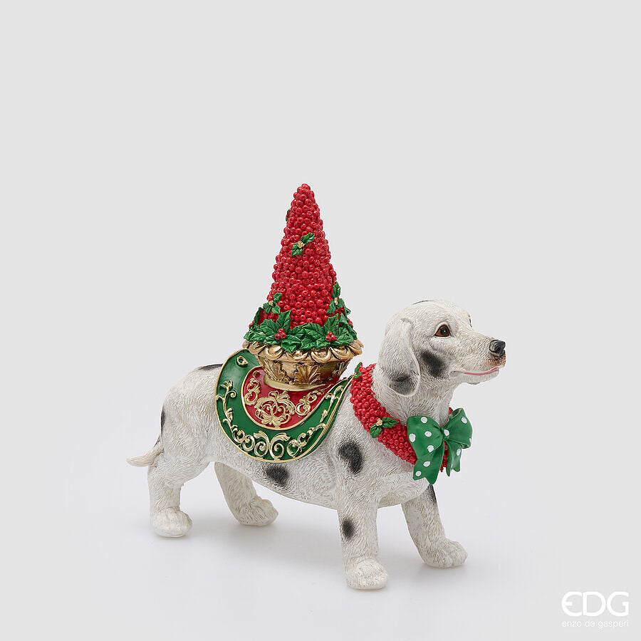 EDG - DECORO CANE DALMATA CON PINO H.27 L.30 L.
10.5