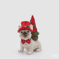 EDG - DECORO CANE BULLDOG CON PINO H.28,5 L.23 L.
12,5