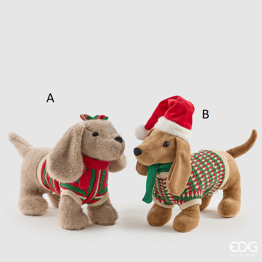 EDG - DECORO CANE XMAS H.31 L.40 L.16