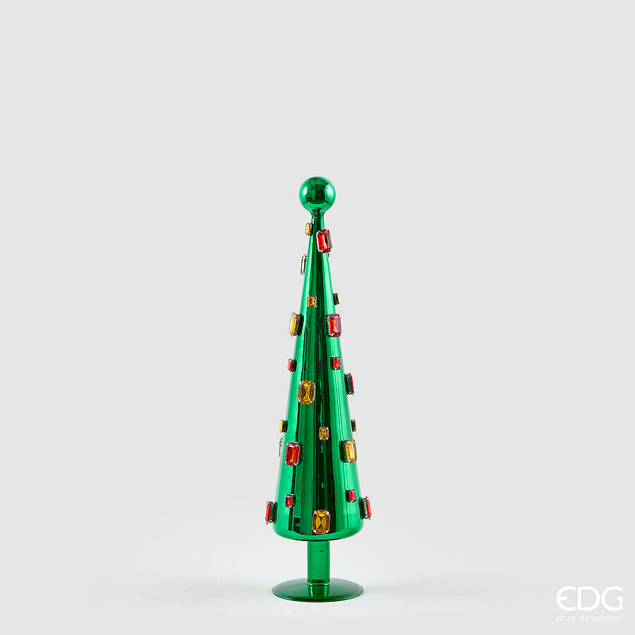 EDG - DECORO SUPER GEMME CONO VERDE  H.45