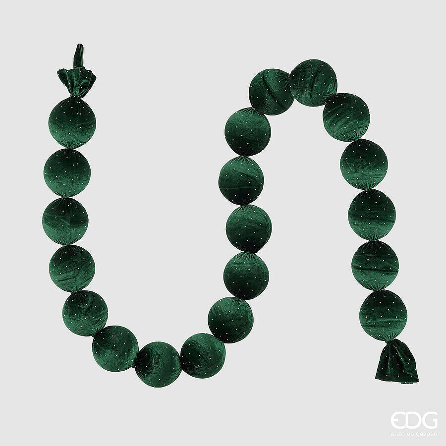 EDG Festone Decorativo con 20 Palle, L180 × D8 cm