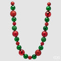 EDG Festone Palle Mix con 26 Elementi, L220 cm
