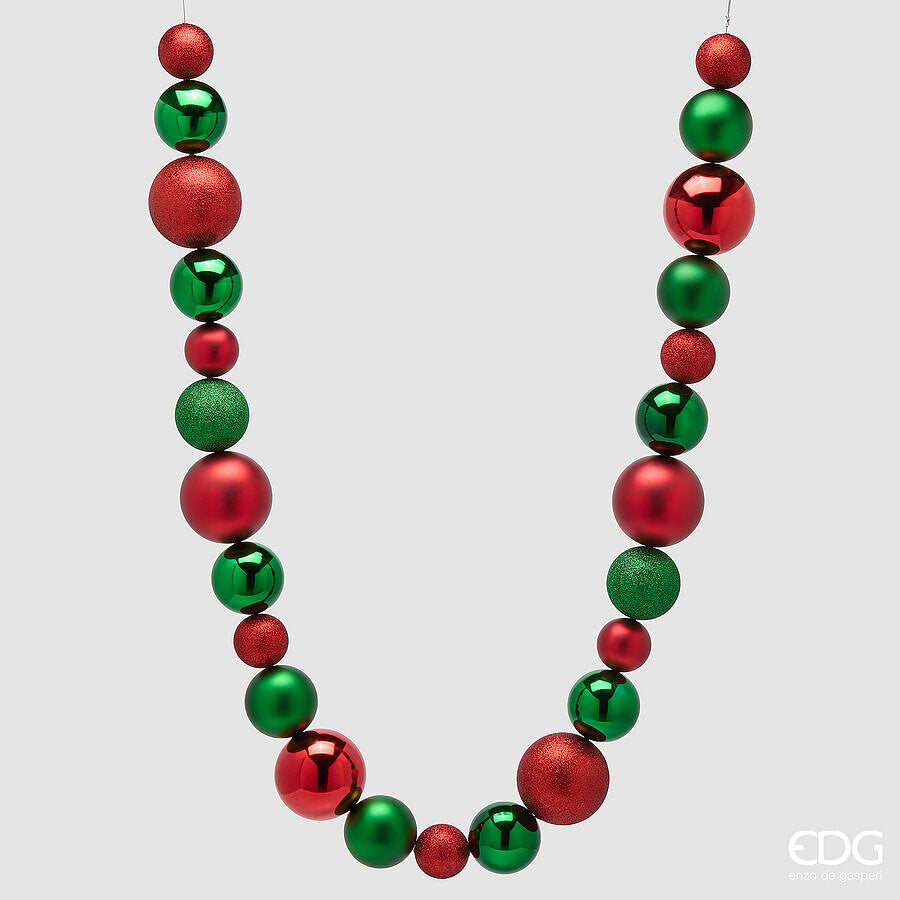 EDG Festone Palle Mix con 26 Elementi, L220 cm