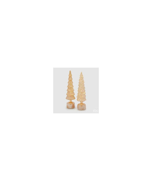 DECORO PINO TWIST H.40,5 D.9 MOV.+LED C4