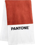 PANTONE Living Plaid Doppio Strato 130 × 160 cm Barn Red