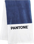 PANTONE Living Plaid Doppio Strato 130 × 160 cm Navy Peony