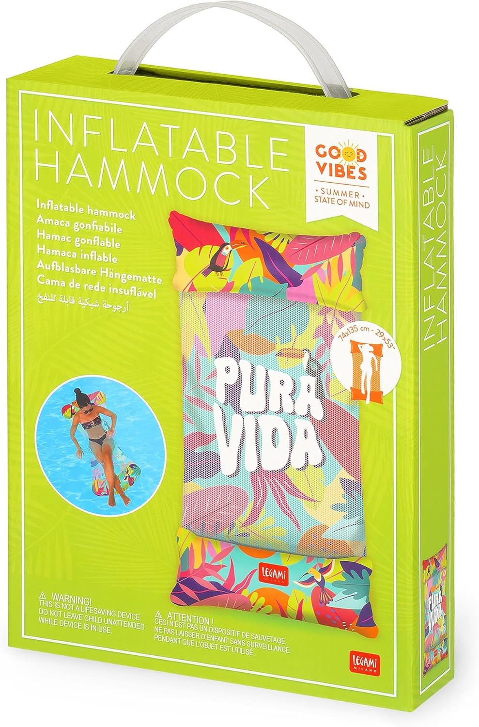 LEGAMI Amaca Gonfiabile da Piscina –  PURA VIDA