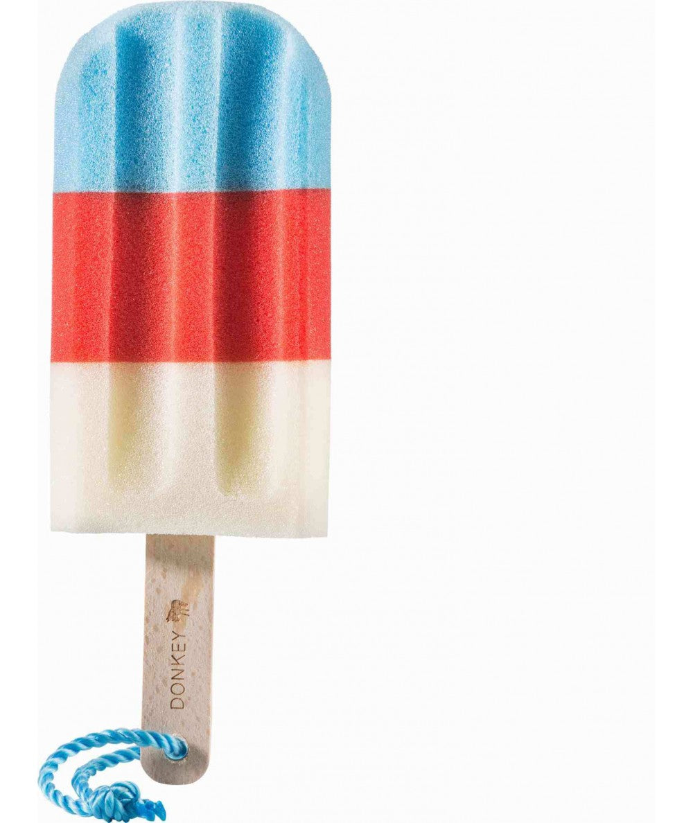 SPUGNA GELATO BLU/ROSSA/BIANCA