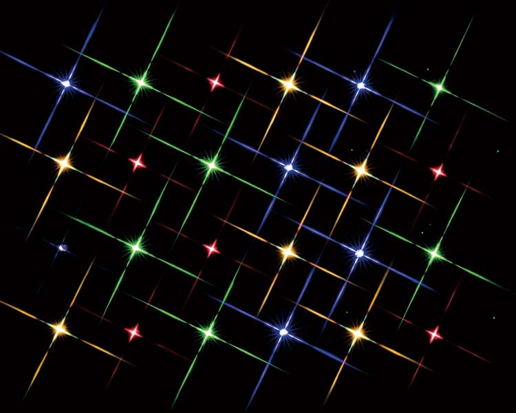 SUPER BRIGHT MULTI COLOR LIGHT STRING, COUNT OF 24, B/O (4.5V) 84382-SQ