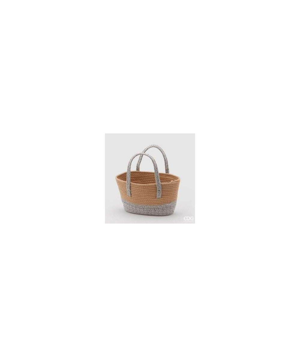 BORSA TESSUTO C/MANIGLIE H35X34X21