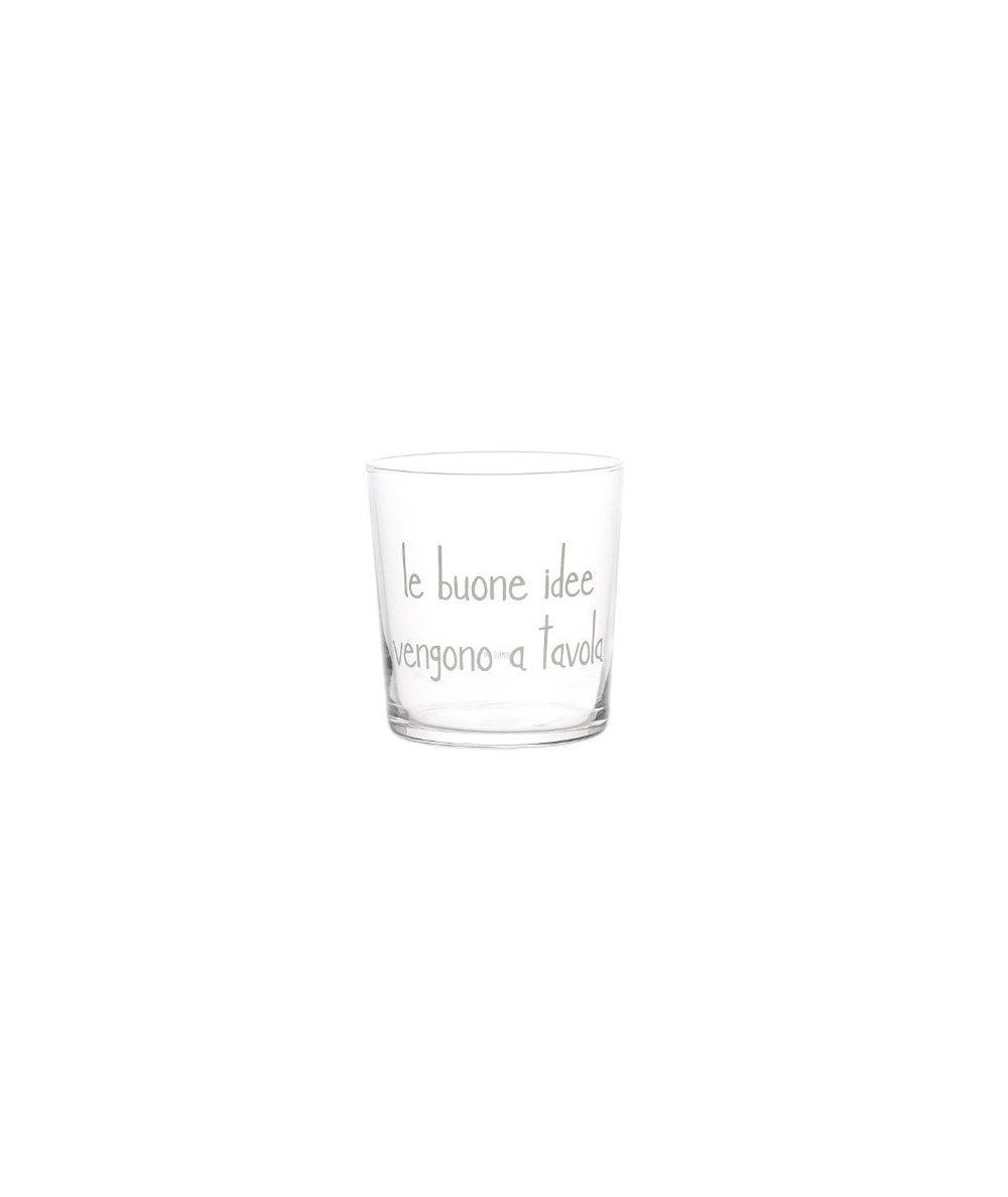 SET 6 BICCHIERI 35CL LE BUONE IDEE VENGONO A TAVOLA