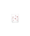 SET 6 BICCHIERI 35CL TAPPEZZERIA CUORI ROSSO