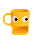 TAZZA PER BISCOTTI GIALLA
