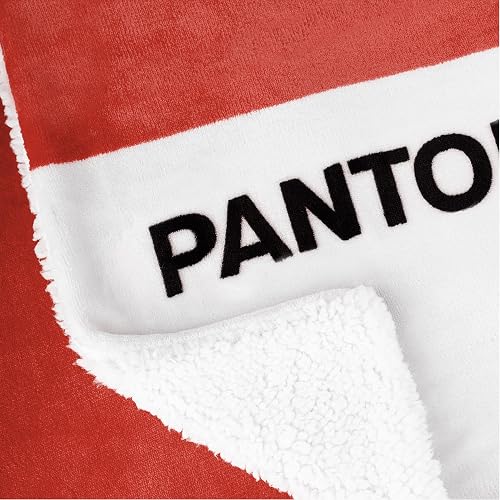 PANTONE Living Plaid Doppio Strato 130 × 160 cm Barn Red