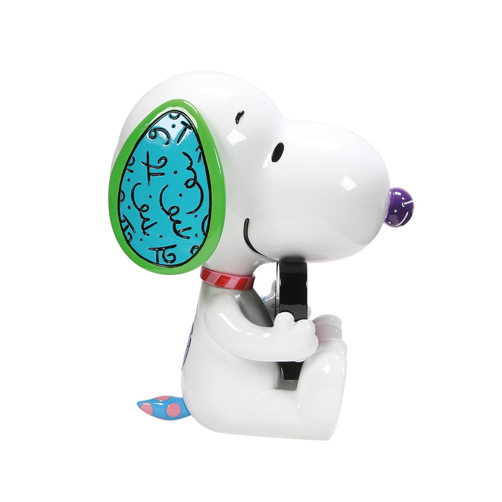 JIM SHORE BRITTO SNOOPY STATUE WITH BRITTO HEART