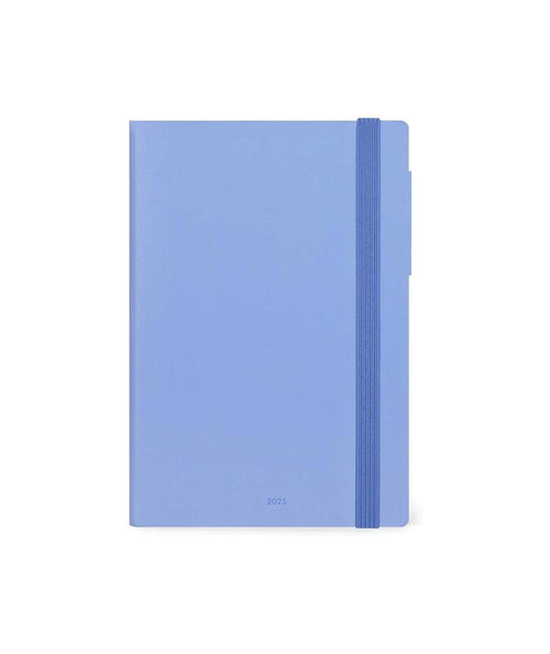 12-MONTH DIARY - 2025 - LARGE DAILY DIARY - CORNFLOWER
