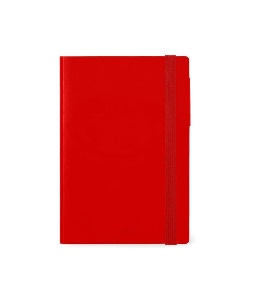 12-MONTH DIARY - 2025 - MEDIUM WEEKLY DIARY - RADIANT RED