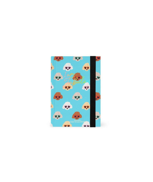 12-MONTH DIARY - 2025 - SMALL DAILY DIARY - SKY BLUE DOGS