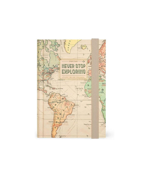 12-MONTH DIARY - 2025 - SMALL DAILY DIARY - TRAVEL