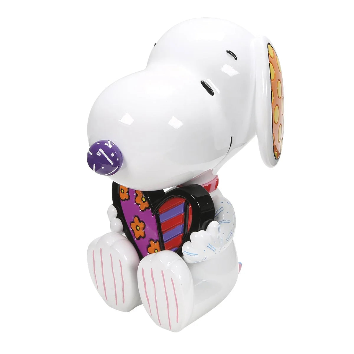 JIM SHORE BRITTO SNOOPY STATUE WITH BRITTO HEART