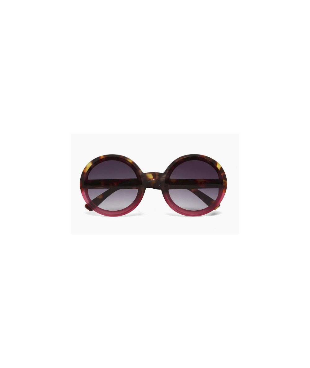 Occhiale da sole Tondo - Col. Havana\Pink- Lens: Black Gradient