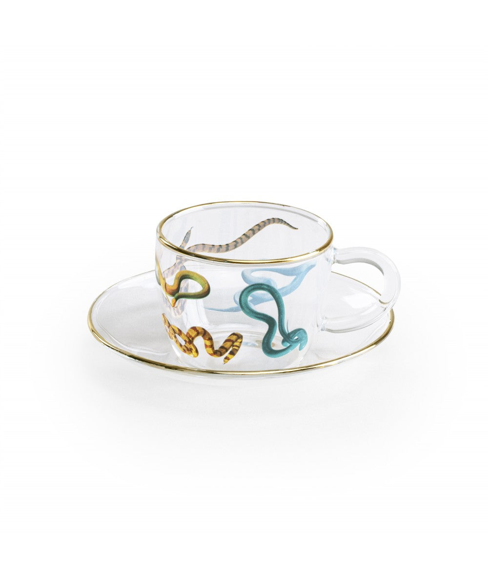 SET CAFFE IN VETRO "TOILETPAPER" - SNAKES