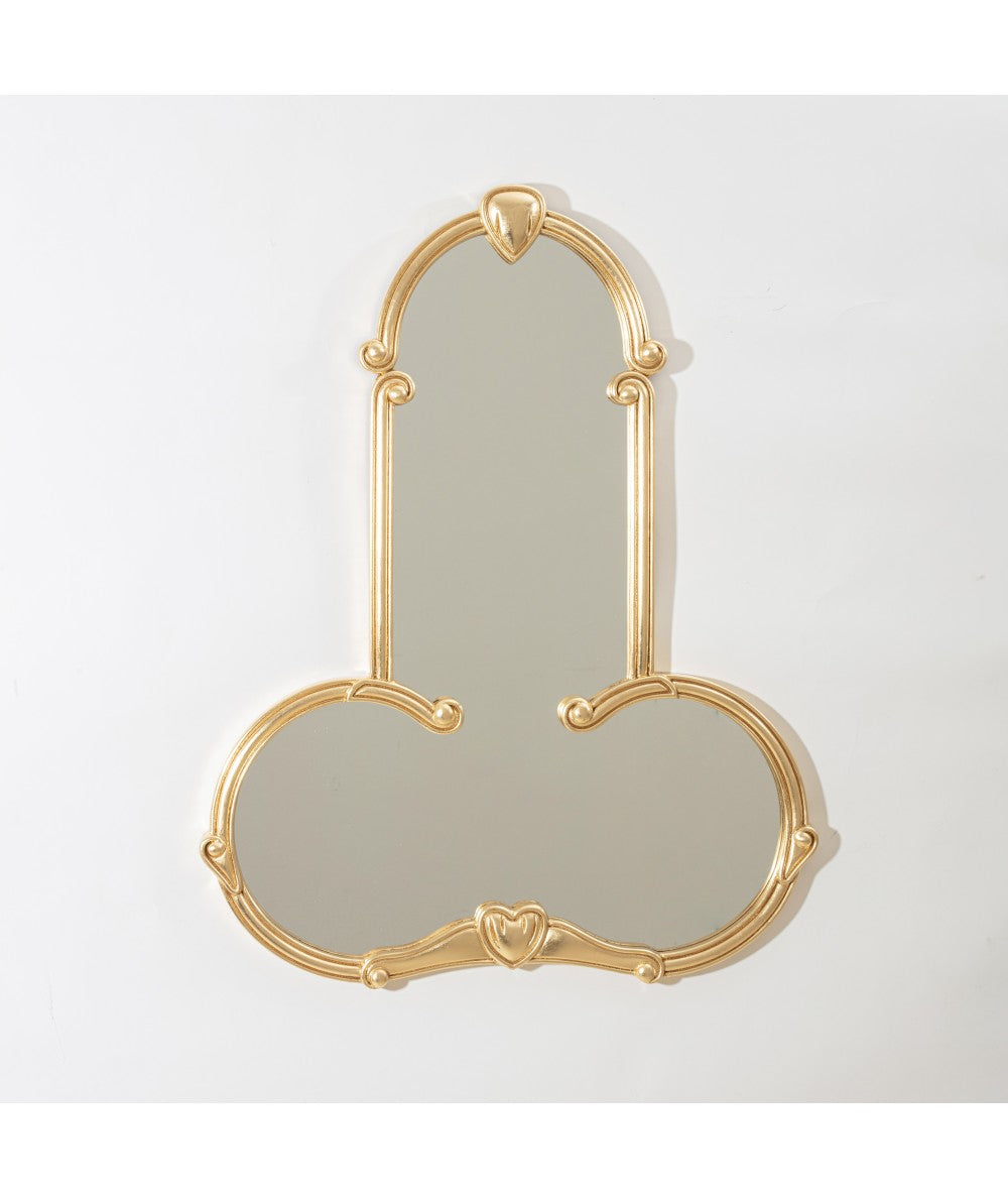 SPECCHIO CON CORNICE IN PU E MDF "LIBERTY MIRROR" MAN CON CORNICE IN PU E MDF - Cm.55.7x3x71.8