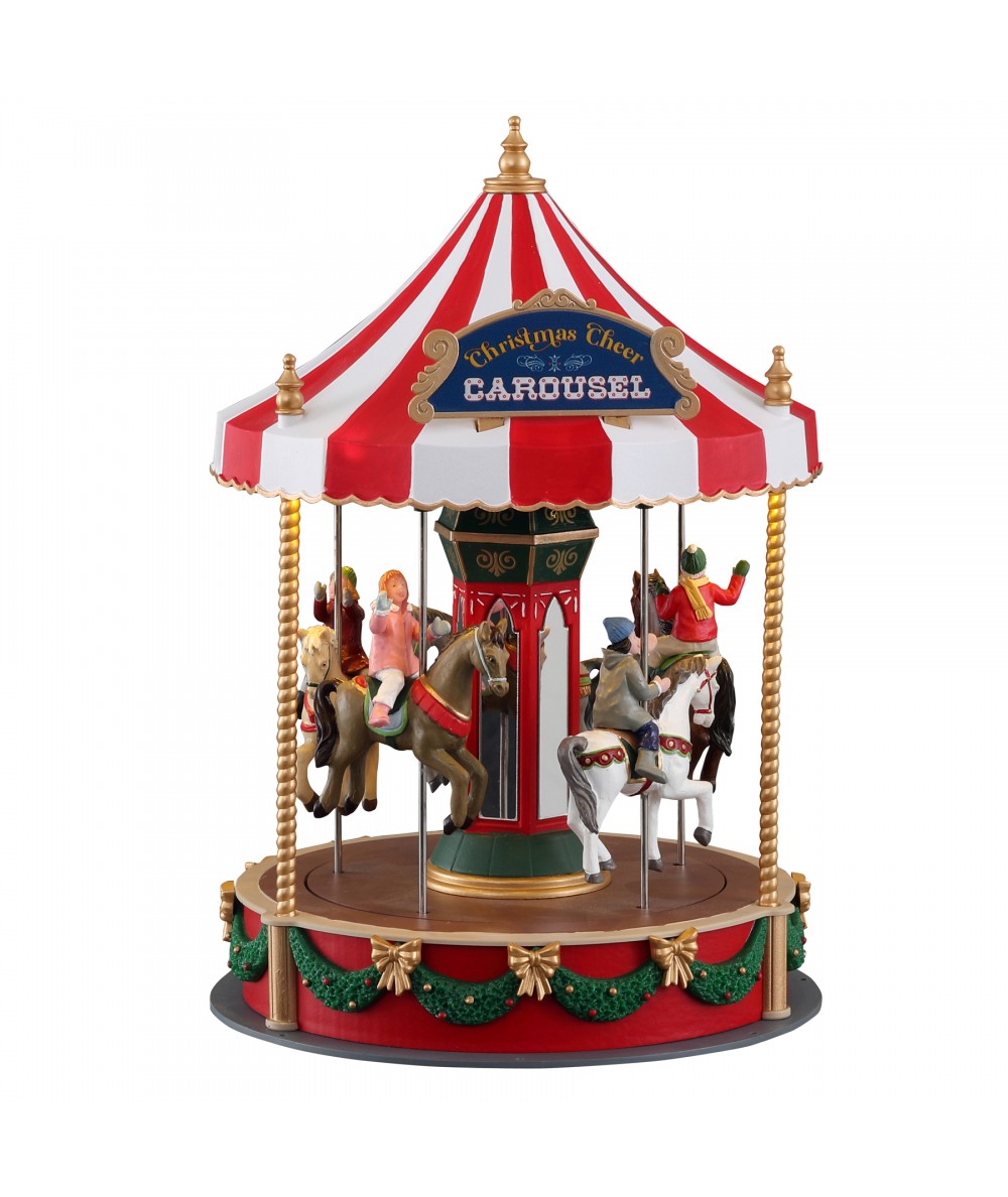 CHRISTMAS CHEER CAROUSEL, B/O (4.5V) 14821-AA