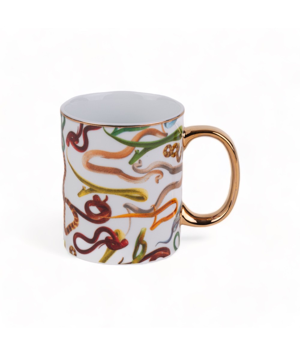 TAZZA IN PORCELLANA "TOILETPAPER HOME"  - SNAKES