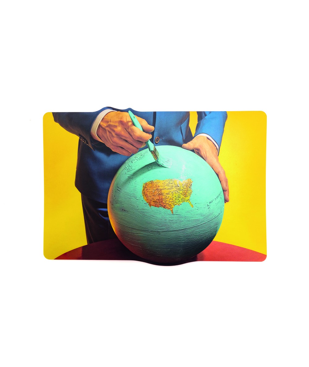 TOVAGLIETTA IN PP+SUGHERO "TOILETPAPER HOME"- GLOBE