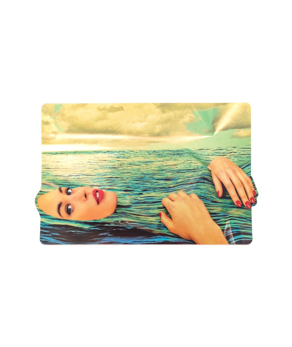 TOVAGLIETTA IN PP+SUGHERO "TOILETPAPER HOME" - SEA GIRL