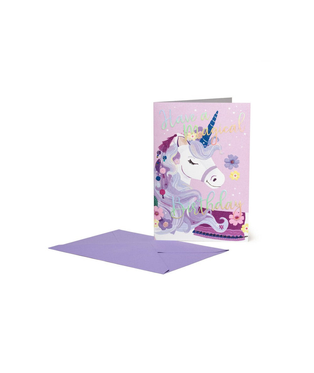 BIGLIETTO DI AUGURI 11,5x17 - UNICORN