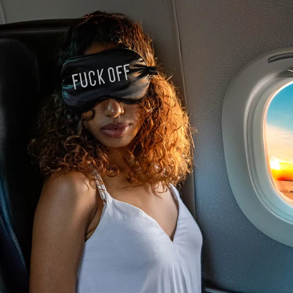 FISURA - MASCHERA PER DORMIRE "FUCK OFF" BLACK