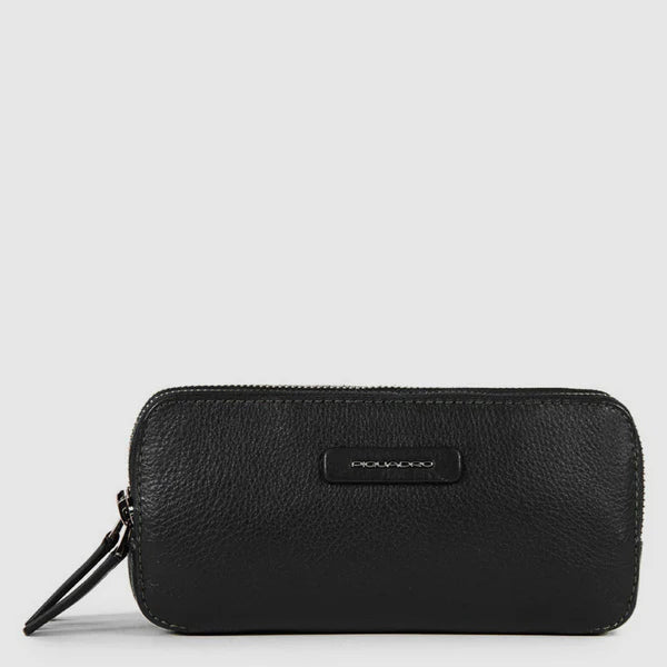 Piquadro Pochette Uomo in Pelle a Tre Scomparti con Polsiera e Tracolla | AC2141MOS