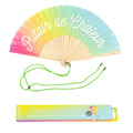 Fisura Ventaglio "Putain de chaleur" arcobaleno