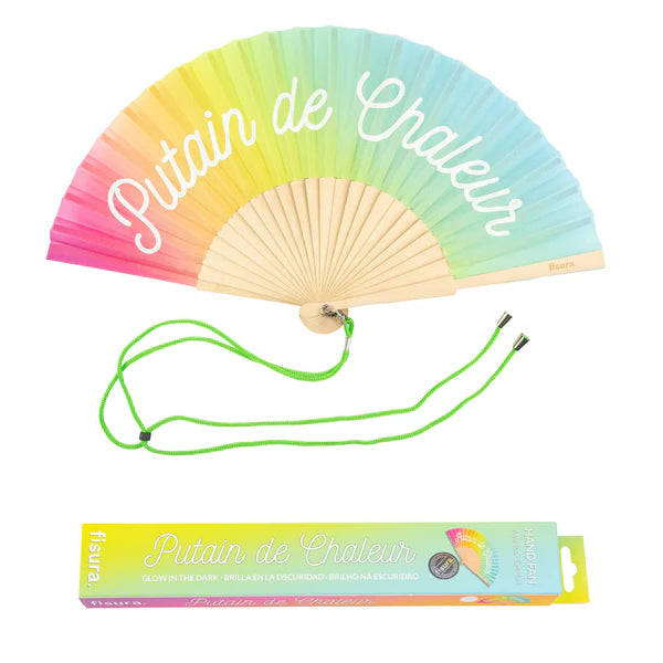 Fisura Ventaglio "Putain de chaleur" arcobaleno
