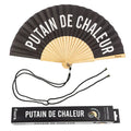 Fisura Ventaglio "Putain de chaleur" nero