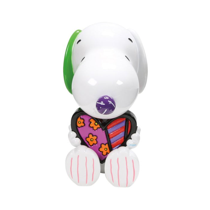 JIM SHORE BRITTO SNOOPY STATUE WITH BRITTO HEART