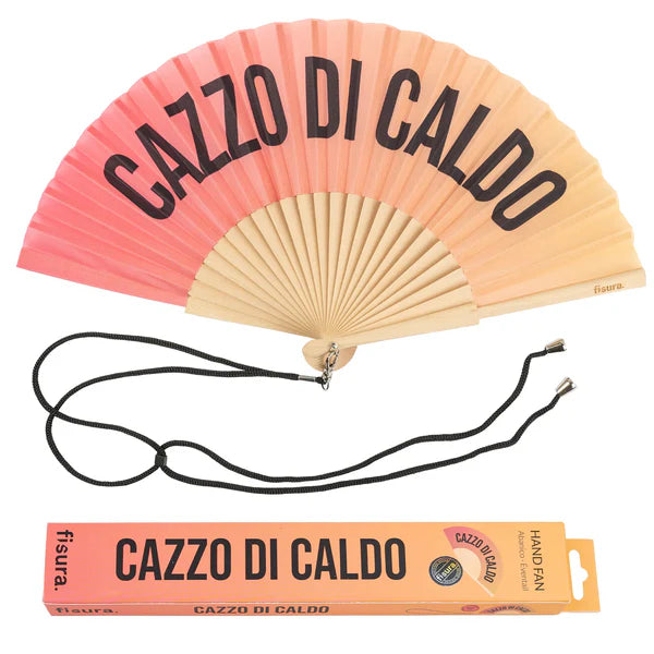 Fisura Ventaglio "Cazzo di caldo" sunset gradient