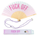 Fisura Ventaglio "Fuck Off" gradient