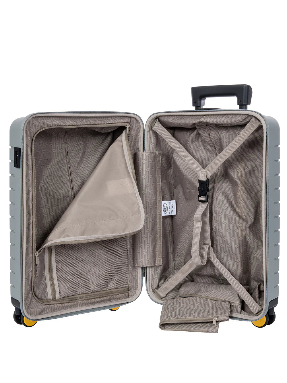 Bric's Trolley Cabina Rigido Ulisse B|Y Bric's – Polipropilene, TSA, 4 Ruote