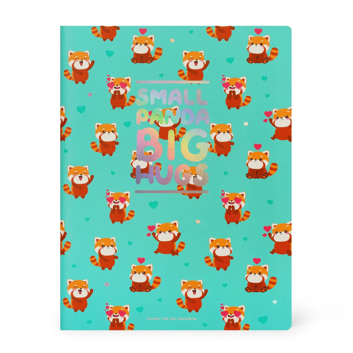 LEGAMI - Quaderno Large a Righe Red Panda