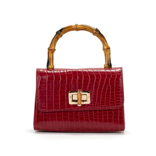 CAMPO MARZIO - BAMBOO MINI BAG FLAME SCARLET
