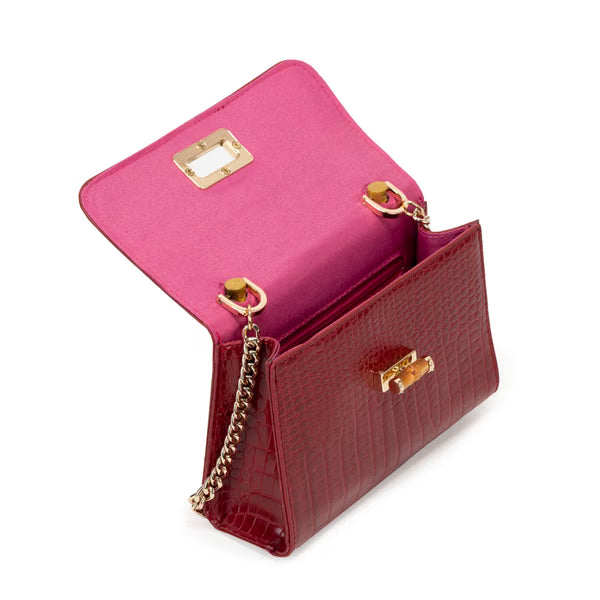 CAMPO MARZIO - BAMBOO MINI BAG FLAME SCARLET
