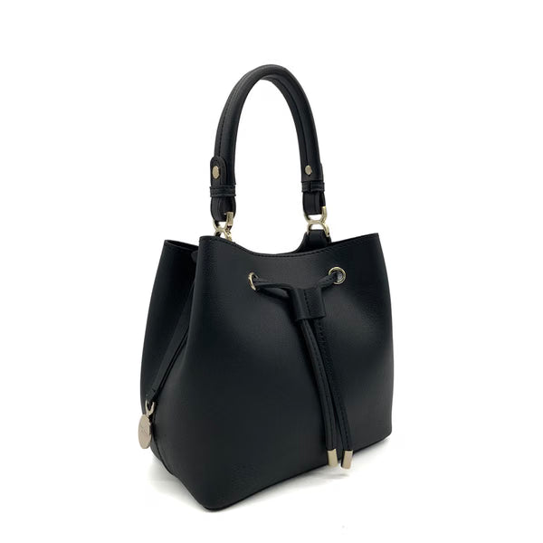 CAMPO MARZIO - Natalia Chic Bucket Bag Black