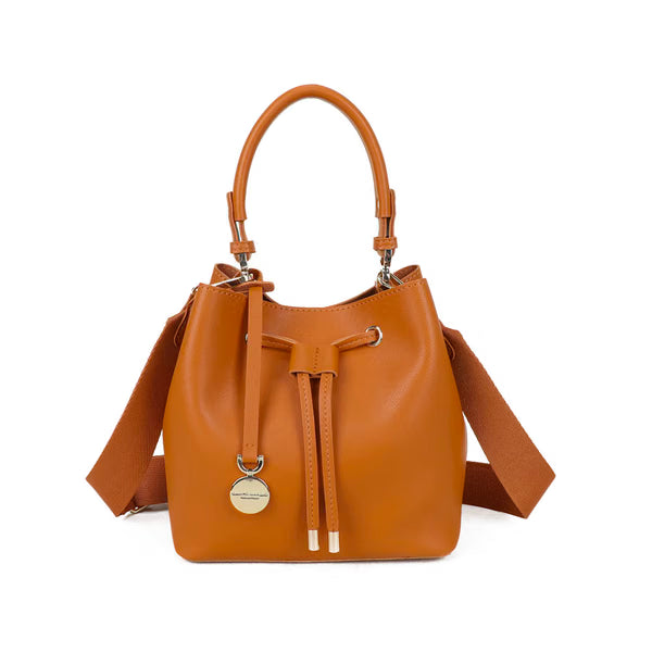 CAMPO MARZIO - Borsa Secchiello Natalia Chic Camel
