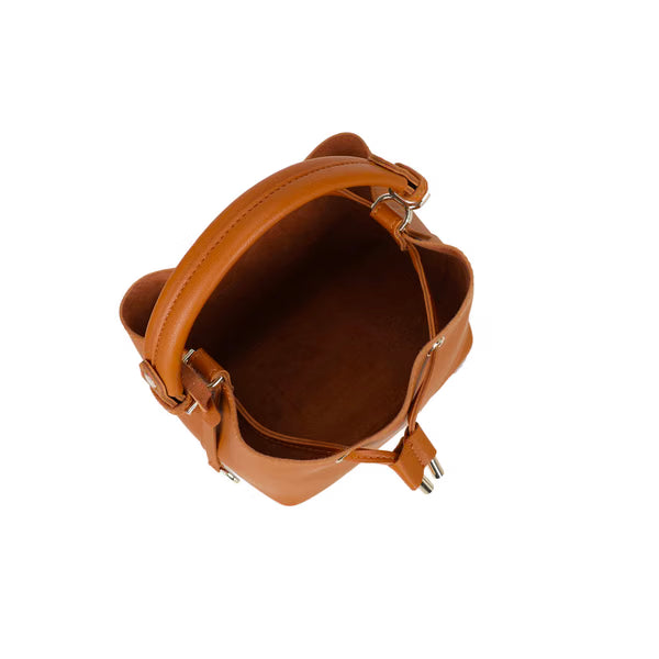 CAMPO MARZIO - Borsa Secchiello Natalia Chic Camel
