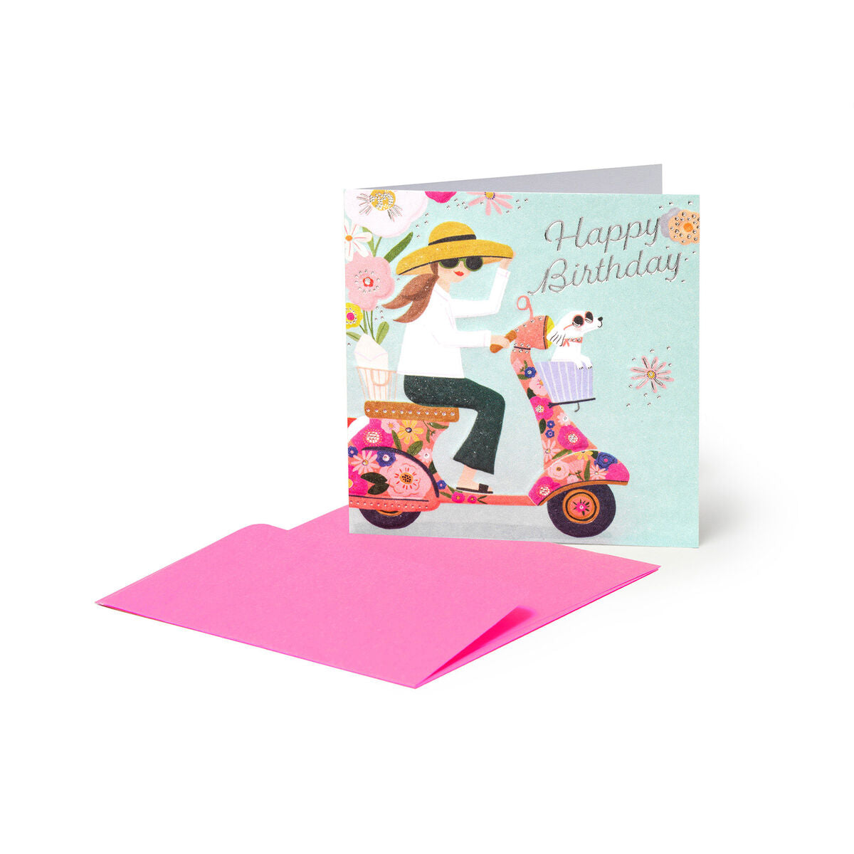 LEGAMI - Biglietto di Auguri Compleanno 7x7 Bike Girl